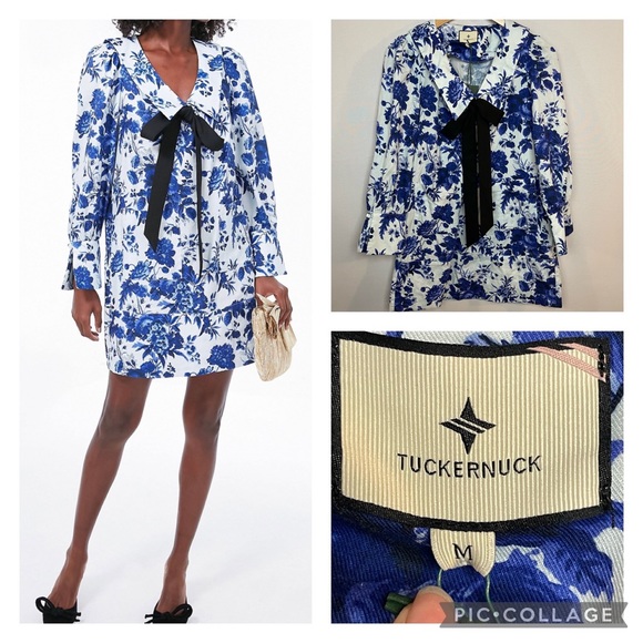 Tuckernuck Dresses & Skirts - Tuckernuck Sapphire Bloom Bella Dress size M read description